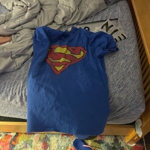 Blue Superman tshirt large